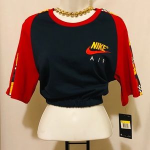 Nike Racetrack Bomber Crop Top